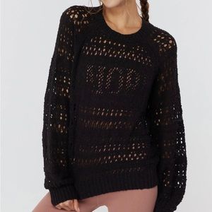 Spiritual Gangster Amore Crochet Sweater